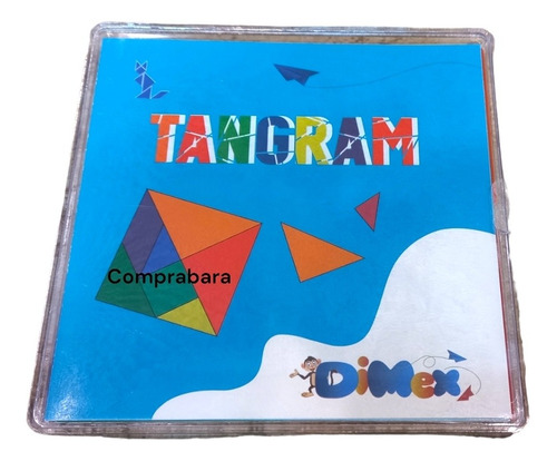 Tangram Rompecabezas De Plastico Con Estuche De Acrilico