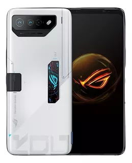 Asus Rog Phone 7 Ultimate Gaming Celular 16gb Ram 512gb Qualcomm Snapdragon 8 Gen2 5g Dual Sim 6000mah Batería Triple Cámara Nfc, Blanco