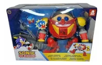 Comprar Muñeco Sonic Set De Batalla Contra El Robot Eggman Gigante