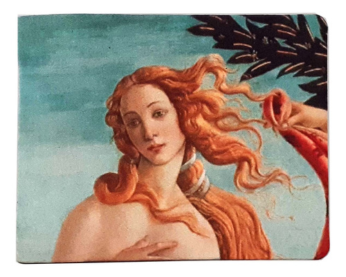 Billetera Pocket Boticelli. Diseño Exclusivo. Voglio Arte. 