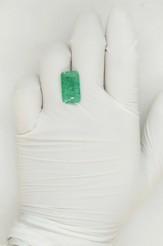 Esmeralda - Corte Esmeralda - Certificada - 12.30ct + Envío