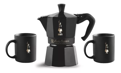 Cafetera Moka Inducción 6 Tazas Negra Bialetti