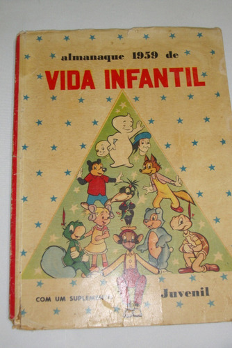 Almanaque Vida Infantil 1959 Hq's Diversas Contos  Formatão