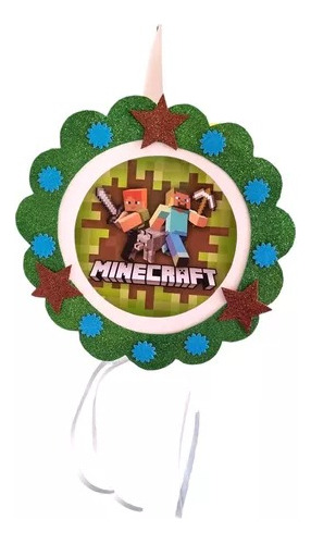 Piñata De Minicraft De Cumpleaños