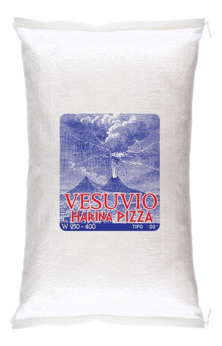 Harina 00 Fuerza W300 Vesuvio Pizza Napoletana 30kg