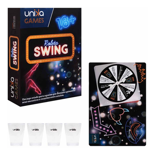 Imagem 1 de 8 de Jogo De Tabuleiro Roleta Mais Swing Unika Games
