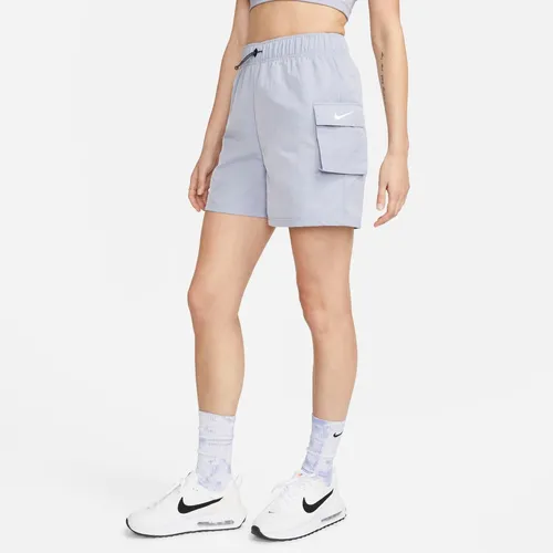 Nike Womens Sportswear Essential Shorts - Gray