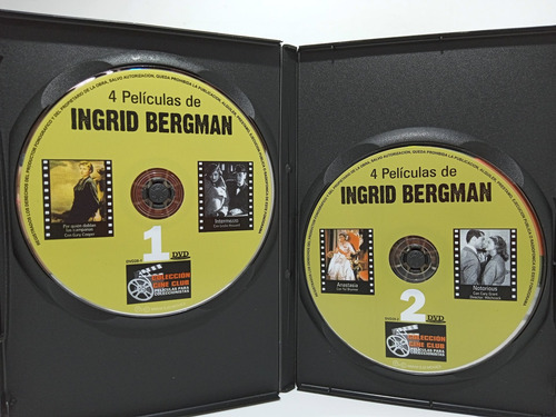 Imagen 6 de 6 de 4 Películas De Ingrid Bergman - Colección Cine Club - Dvd
