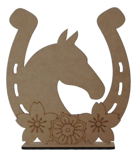 6 Centros De Mesa Vaqueros De Madera Mdf