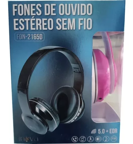 FONE DE OUVIDO BLUETOOTH ORELHA DE GATO LEHMOX LEF-1022