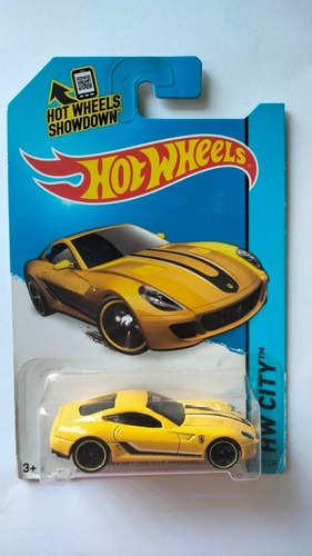 Hot Wheels Ferrari 599 Gtb Fiorano 21/250 Amarillo