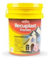 Comprar Sinteplast Recuplast Frentes pintura impermeabilizante 20L blanco acabado mate