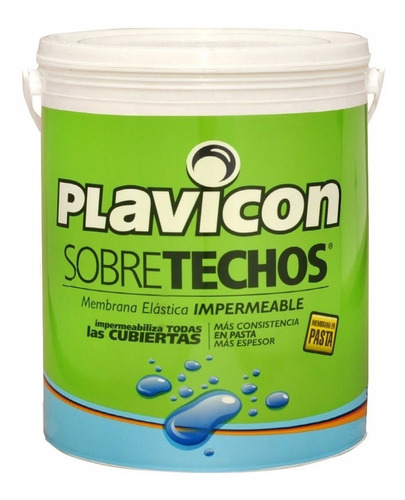 Plavicon Sobretechos Membrana En Pasta 20kg Gema