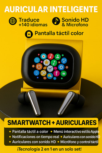 Auriculares Con Traductor De Idiomas Blanco