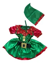 Comprar Disfraz Duende Niña Navidad Traje Duende