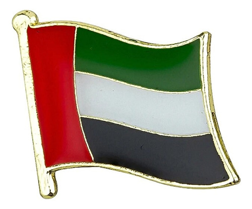 Pin Metalico Broche Bandera Emiratos Arabes  Pasaporte Viaje