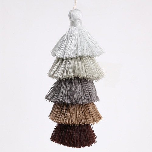 6 Piezas Coloridas Boho Borlas Monedero Bolso Encantos