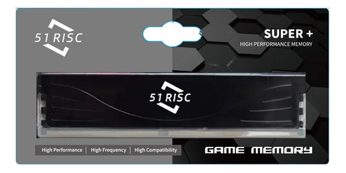 Memoria Ram 51risc Ddr4 Gamer Black 4 Gb 3200 Mhz 51risc