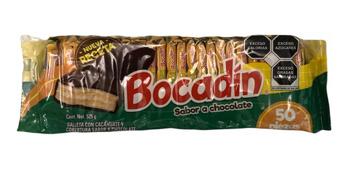 Chocolate Galleta Y Cacahuate Bocadín Ricolino 50 Pzas