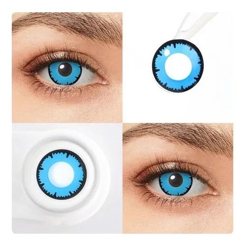 Lentes Contacto Halloween Disfraz Cosplay Terror Carnavales