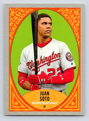 Juán De Béisbol Topps Heritage New Age De Los Mejores Artist