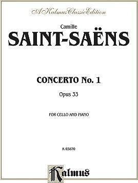 Cello Concerto No. 1, Op. 33 - Camille Saint-saë (original)