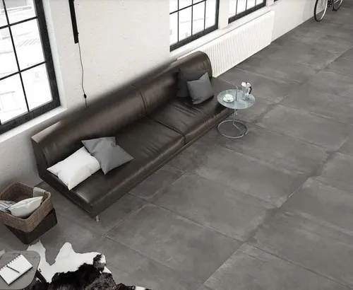 Porcelanato Marron 58x117 Malba Grafito Satinado Cerro Negro