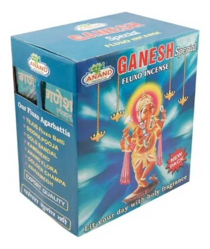 Incienso Agarbatti Anand Ganesh Especial 25 Gramos 