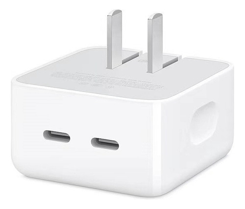Turbo Cargador 35w Dos Puertos Usb C Cubo Para Apple Android
