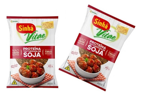 Kit 3 Proteína Texturizada Soja Fibras Vitae Vegana Sinha