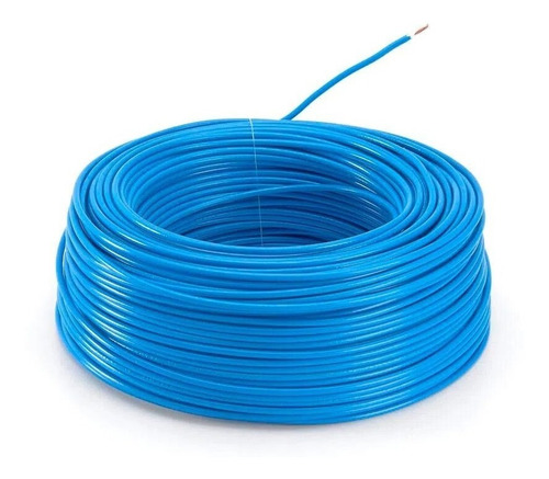 Cable Thw Número 4 100m Azul Pvc 90° 