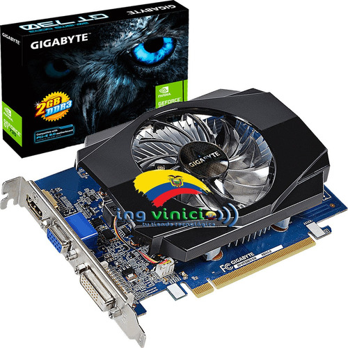 Tarjeta De Video Gigabyte Nvidia 2gb Ddr3 Gt730 Hdmi Dvi Vga