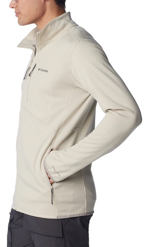 Jaqueta Columbia Park View Fleece Off White Masculino