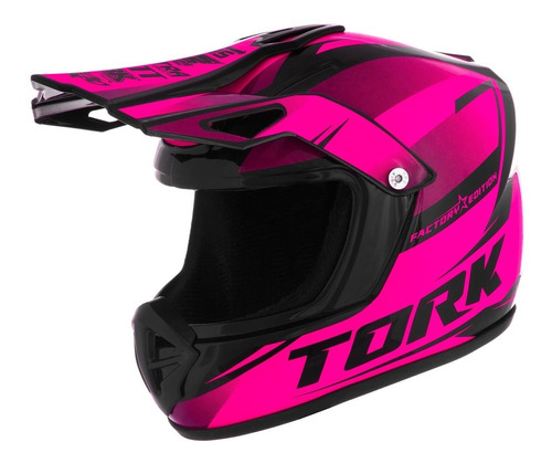 Cofre Pro Tork Mini Capacete Factory Edition Cross Rosa Tamanho do capacete Único