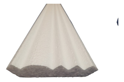 Moldura Teto Isopor Eps Sanca Roda Forro 12 Cm Kit 50 Mts