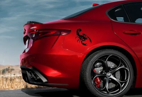 Scorpion, Pegatina Sticker Para Auto Pared Vidrio