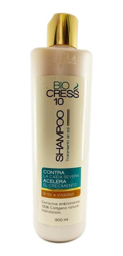 Biocress10 Shampoo Anticaida - mL a $196
