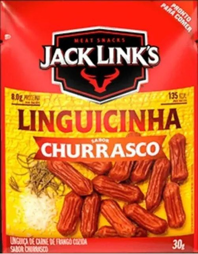 Jack Links Snack De Linguicinha Frango Churrasco 30 Gramas