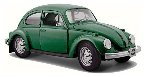 Volkswagen Beetle 1973 Verde Maisto 31926 124 Scale Diecast