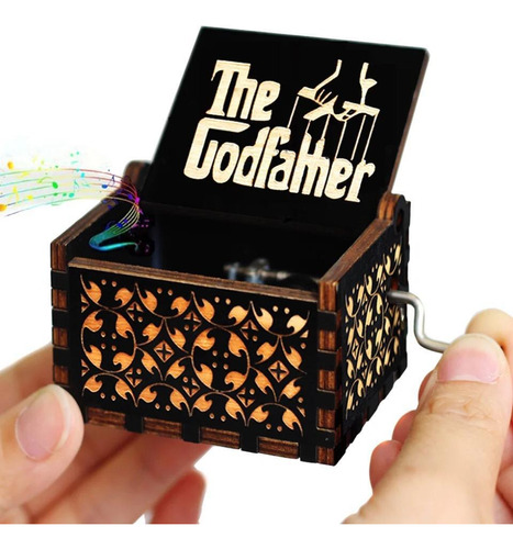 Caja Musical El Padrino *the Godfather* Madera Melodía