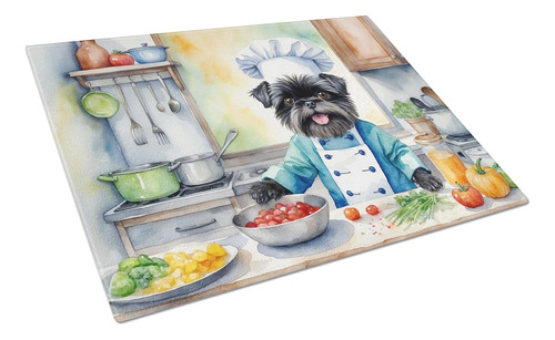 Caroline's Treasures Dac6327lcb Shih Tzu The Chef Glass Cutt