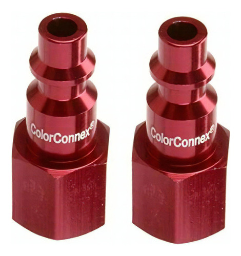 Legado Color Connex Tipo D 14 pieza. 1/4 in. Rojo Coupler