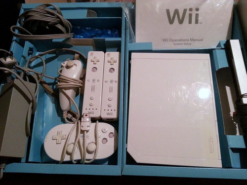 Nintendo Wii Con 3 Controles Juegos Accesorios Originales