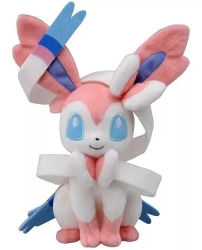 Pelúcia Turma Pokémon EEVEE SYLVEON SHINY (20 cm) - Importada