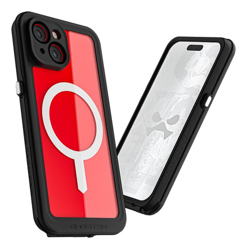 . Funda Ghostek Nautical Para iPhone 15 Transparente Magsafe