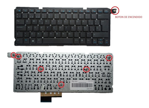 Teclado Dell Vostro 5439 5460 5470 5480 P41g 11rrm Español