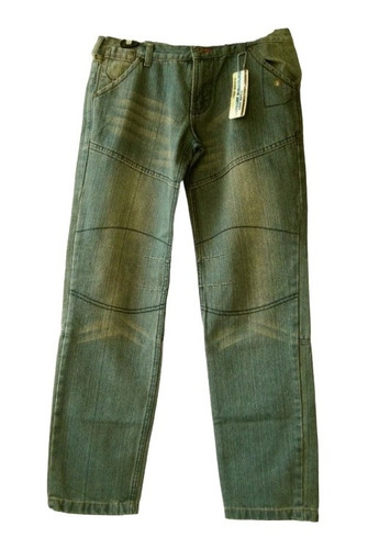 Jeans, Grisoso Con Aclarados Beige,  Biggy Boys,  Talla 18