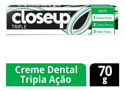 Creme Dental Close Up Triple Menta 70g