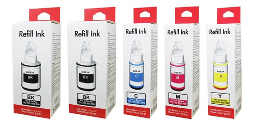 Pack Tintas Refill Ink Para Canon Gi-190 /490/790/890/990 