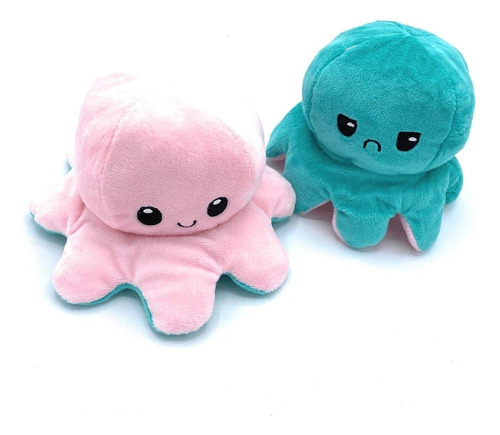 Pulpo Pulpito Peluche Reversible Muñeco De Felpa Juguete